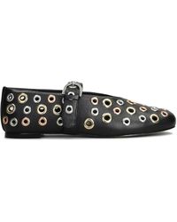Carrano - Leather Ballerina Shoes - Lyst