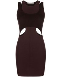 Dion Lee - Cut-out Detail Layered Mini Dress - Lyst