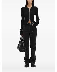 Ann Demeulemeester - Terna Cropped Zip-up Cardigan - Lyst