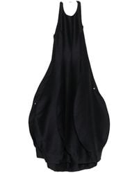 Rohe - Halterneck Balloon Midi Dress - Lyst
