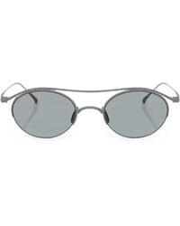 Giorgio Armani - Oval-Frame Sunglasses - Lyst