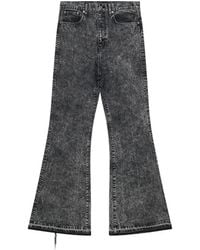 Junya Watanabe - Acid-Wash Frayed-Hem Jeans - Lyst