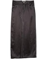 Fleur du Mal - Silk Maxi Skirt - Lyst