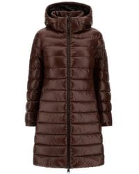 Herno - Glossy Hooded Oversized Coat - Lyst