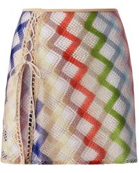 Missoni - Falda con detalle de cordones - Lyst
