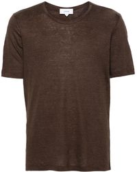 Lardini - T-shirt en lin à manches courtes - Lyst