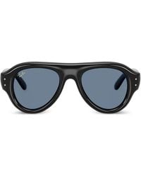 Ray-Ban - Aviator Puffer Pilot-Frame Sunglasses - Lyst