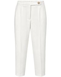Liviana Conti - Adam Pleat-Detail Tapered Trousers - Lyst