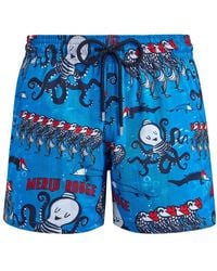 Vilebrequin - Octopus-Print Swim Shorts - Lyst