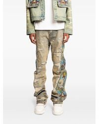 Who Decides War - Distressed Panelled Jeans - Lyst