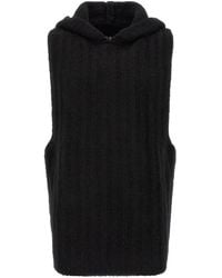 Rick Owens - Ribbed Hooded Tank Top - Lyst
