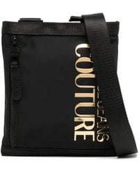 Versace Jeans Couture - Logo-Lettering Messenger Bag - Lyst