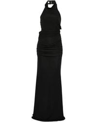 ANDAMANE - Stella Gedrapeerde Maxi-Jurk - Lyst
