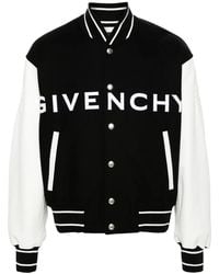 Givenchy - Wool & Leather Big Varsity Jacket - Lyst