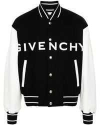 Givenchy - &ホワイト ウール ボンバージャケット - Lyst