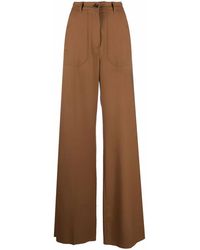 Max Mara - High-Rise Flared Trousers - Lyst