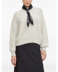American Vintage - East Ribbed Balloon-Sleeve Jumper - Lyst