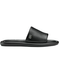 Bogner - Portofino Logo-Plaque Slide Sandals - Lyst
