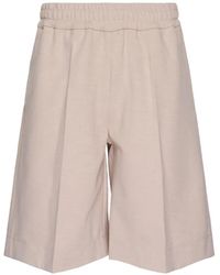 Jil Sander - Pressed-Crease Cotton Shorts - Lyst