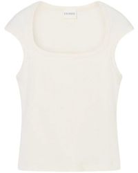 Closed - Ribbed-Knit T-Shirt - Lyst