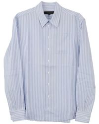 Omar Afridi - Vertical-Stripe Chest-Pocket Shirt - Lyst