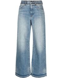 Amiri - High-waisted Wide-leg Jeans - Lyst