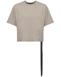 Rick Owens - Distressed Hanging-Strap T-Shirt - Lyst