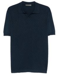 Corneliani - Textured Polo Shirt - Lyst