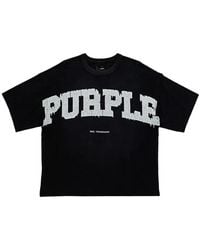 Purple Brand - Logo-Print Jersey T-Shirt - Lyst