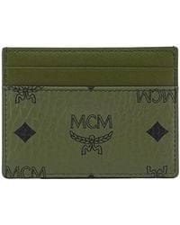 MCM - Visetos Monogram Canvas Cardholder - Lyst