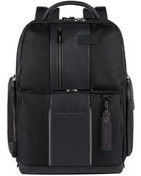 Piquadro - Mesh-Texture Backpack - Lyst