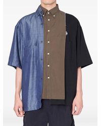 Kolor - T-Shirt À Design Patchwork - Lyst