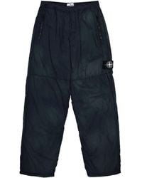 Stone Island - Elasticated-Waistband Trousers - Lyst