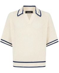 DSquared² - Open Work Knit T-Shirt - Lyst