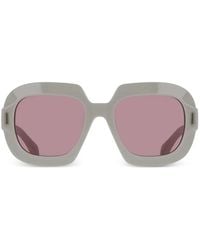 Ferragamo - Square-Frame Sunglasses - Lyst
