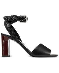 Jimmy Choo - Rori 85 Braided Buckled Sandals - Lyst