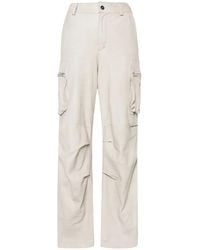 Salvatore Santoro - Leather Straight-Leg Cargo Pants - Lyst