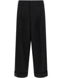 Comme des Garçons - Cropped Wide-Leg Trousers - Lyst