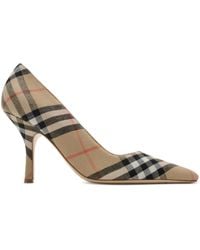 Burberry - Karierte Dame Pumps 90Mm​ - Lyst