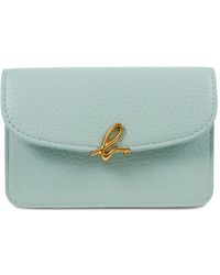 agnès b. - 'The B. Curve Flap Leather Wallet - Lyst