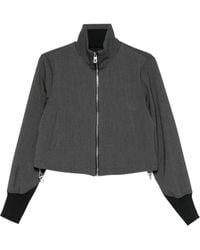 Pinko - Cropped Bomber Jacket - Lyst