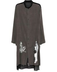 Yohji Yamamoto - Message-Print Shirt - Lyst