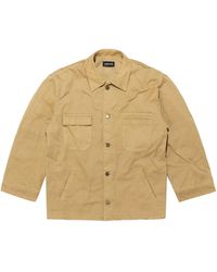 Mainless - Gerafeld Katoenen Jack - Lyst