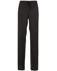 Semicouture - Drawstring Trousers - Lyst