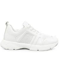 SERGIO MORETTI FIRENZE - Perforated Panel Sneakers - Lyst