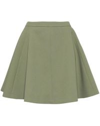 Ami Paris - Virgin-Wool Skater Skirt - Lyst
