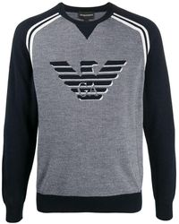 emporio armani white jumper