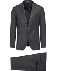 Tagliatore - Wollen Pak Met Twee Knopen - Lyst