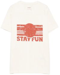 Ba&sh - Camiseta de algodón con estampado gráfico - Lyst