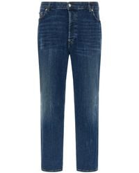 Department 5 - Drake Contrast-Stitching Cropped Jeans - Lyst